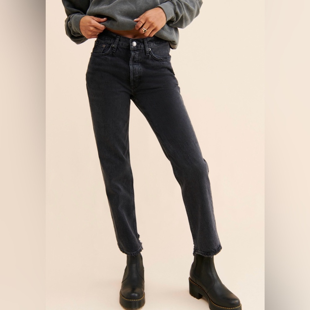 AGOLDE Lana Mid Rise Crop Jeans - Size 26